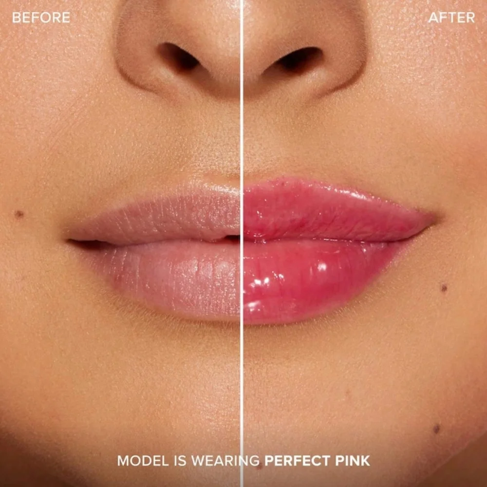 Perfect Pink Too Faced Lip Injection Extreme Plumping Clicks Lip Gloss Brand New